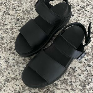 Black Dr. Marten sandals